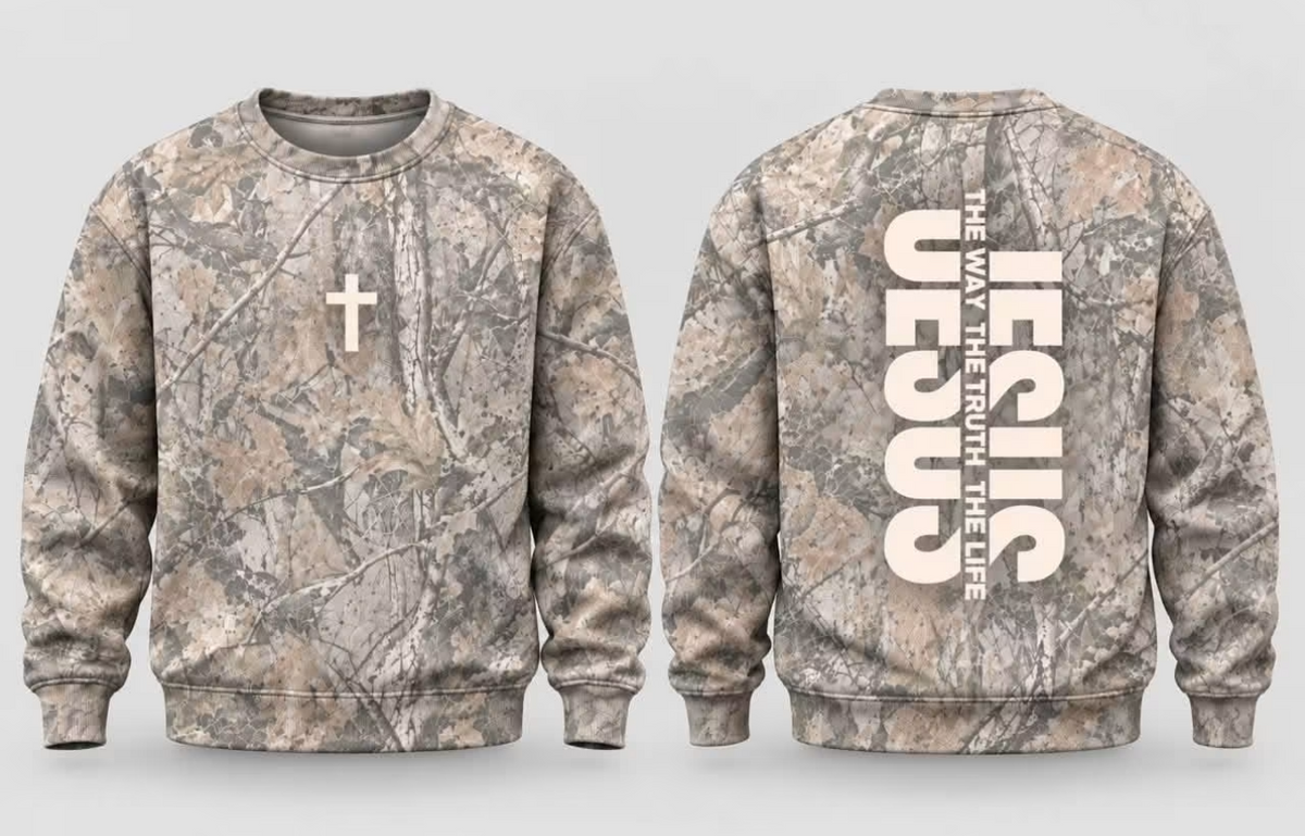 Jesus – The Way, The Truth, The Life Crewneck