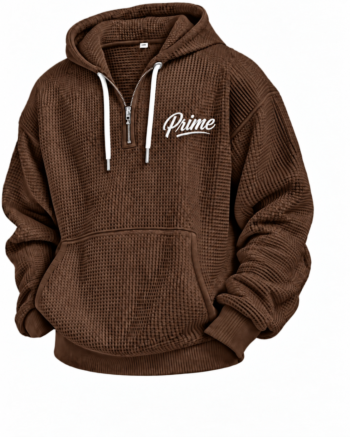 Prime Waffle Knit Hoodie