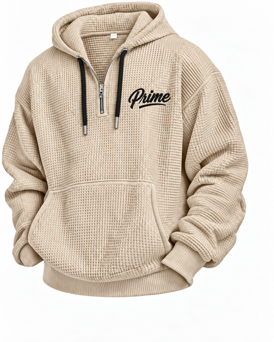 Prime Waffle Knit Hoodie