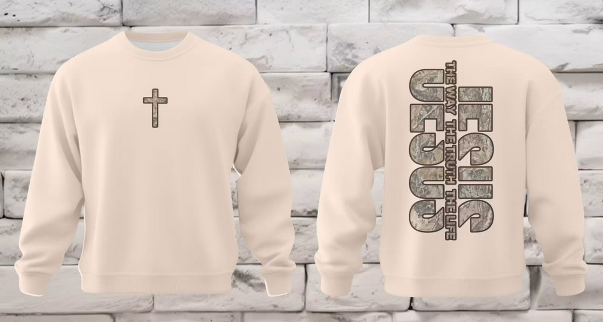 Jesus – The Way, The Truth, The Life Crewneck