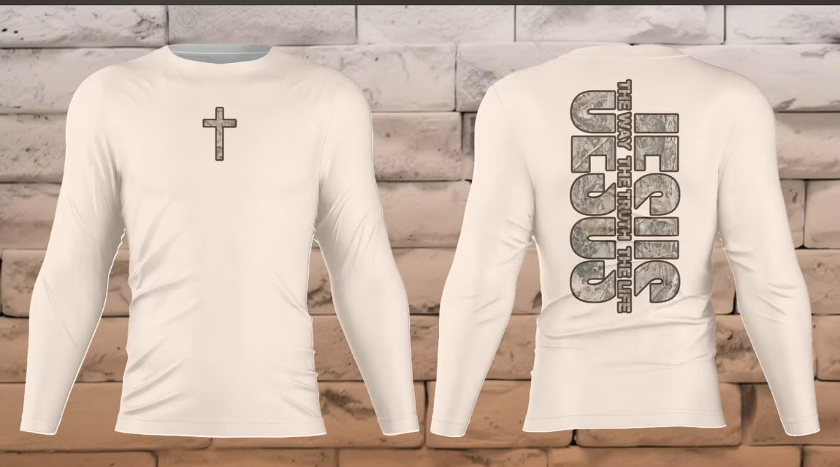 Jesus – The Way, The Truth, The Life Long Sleeve Tee