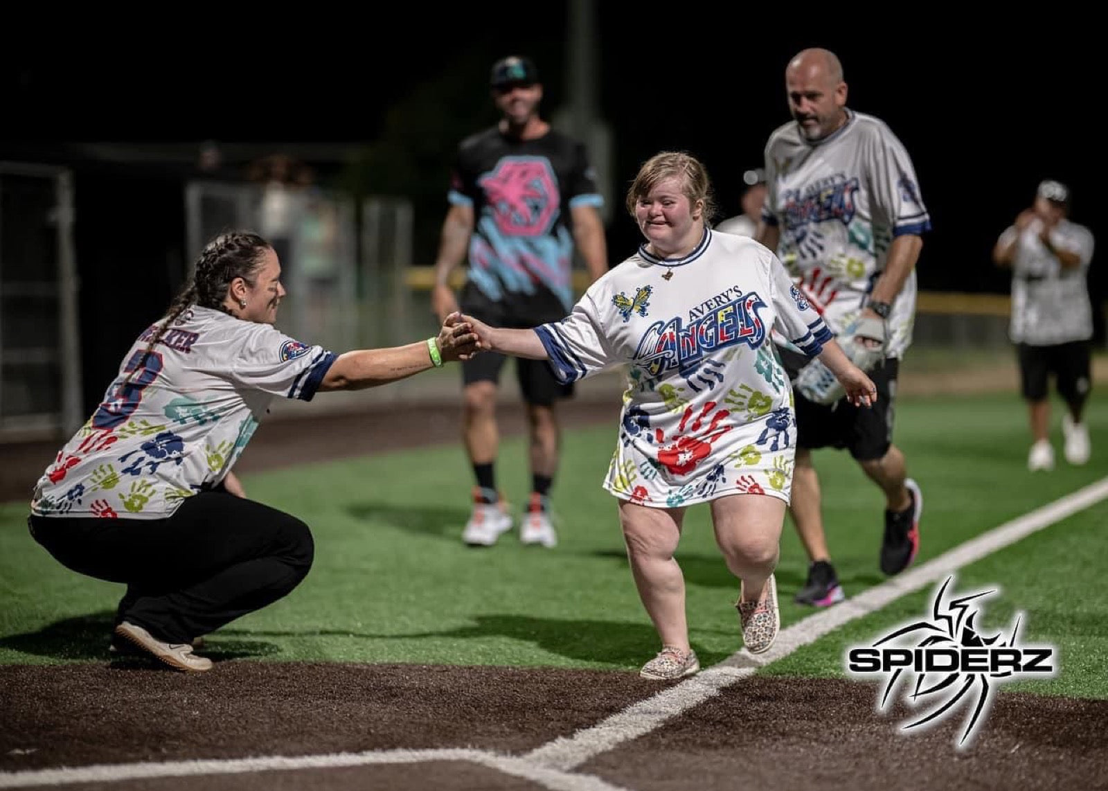 Celebration on the field